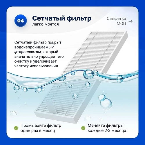 Набор для 360 C50, Haier HSR Home — фильтры, щетки черные, МОП Набор для 360 C50, Haier HSR Home