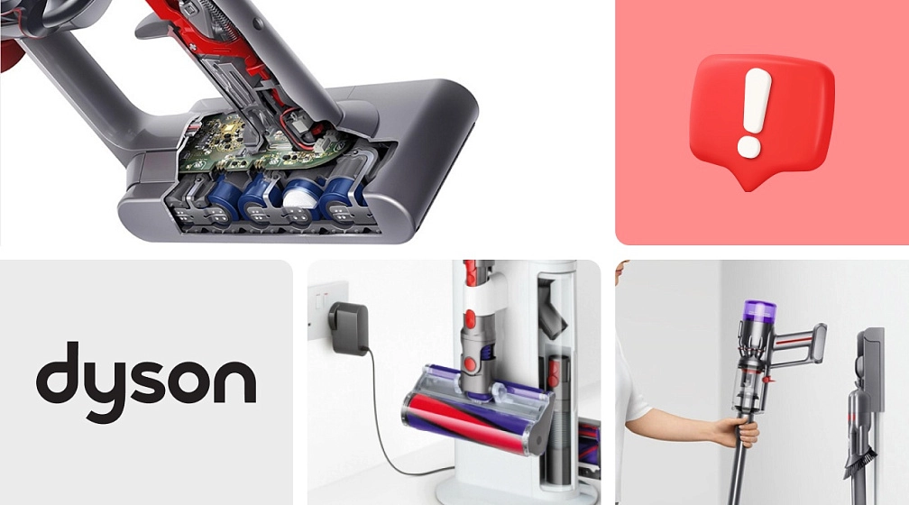 Почему не заряжается пылесос Dyson SV10? Почему не заряжается пылесос Dyson SV10?