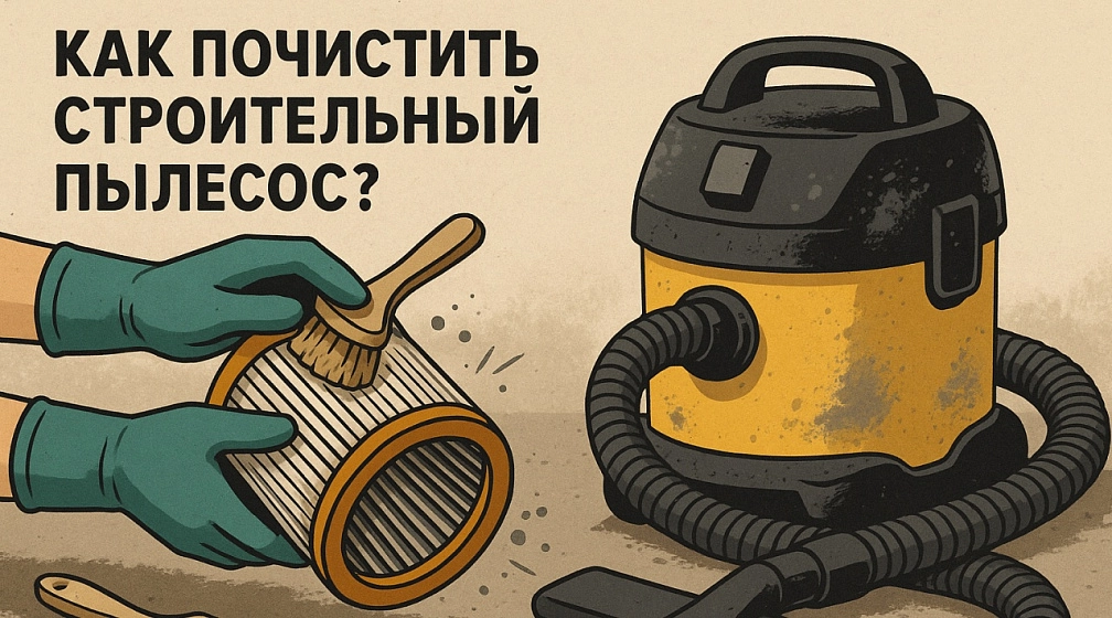 Как почистить строительный пылесос: пошаговая инструкция по уходу Как почистить строительный пылесос: пошаговая инструкция по уходу