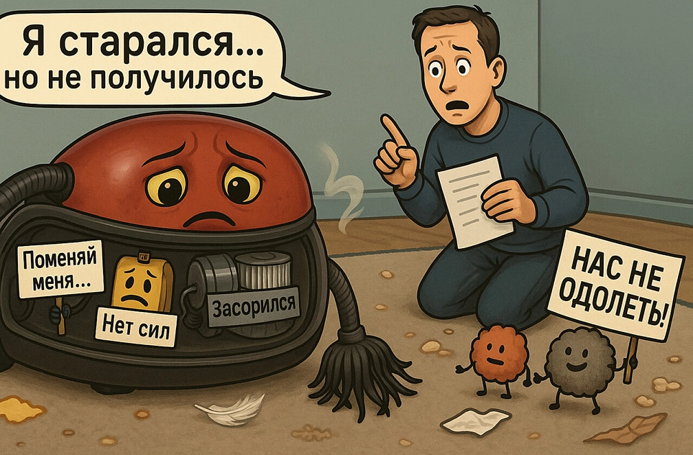 Почему пылесос плохо собирает мусор: точная диагностика и решение Почему пылесос плохо собирает мусор: точная диагностика и решение