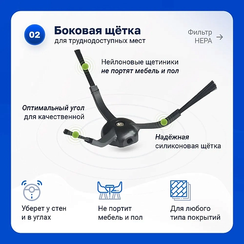 Комплект Roborock S8 / S8+ / S8 Pro Ultra — фильтры, щётки, МОП Набор для Roborock S8, S8 Plus, S8 Pro Ultra
