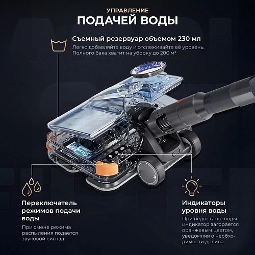 Щетка Satuo T6V для Dyson V7–V15 — моющая Щетка Satuo T6V для Dyson V7, V8, V10, V15