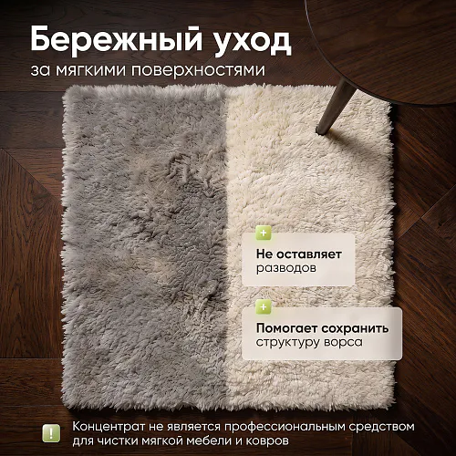 Средство для роботов-пылесосов и моющих пылесосов, концентрат 1:50, с ароматом Цветок груши, 500мл