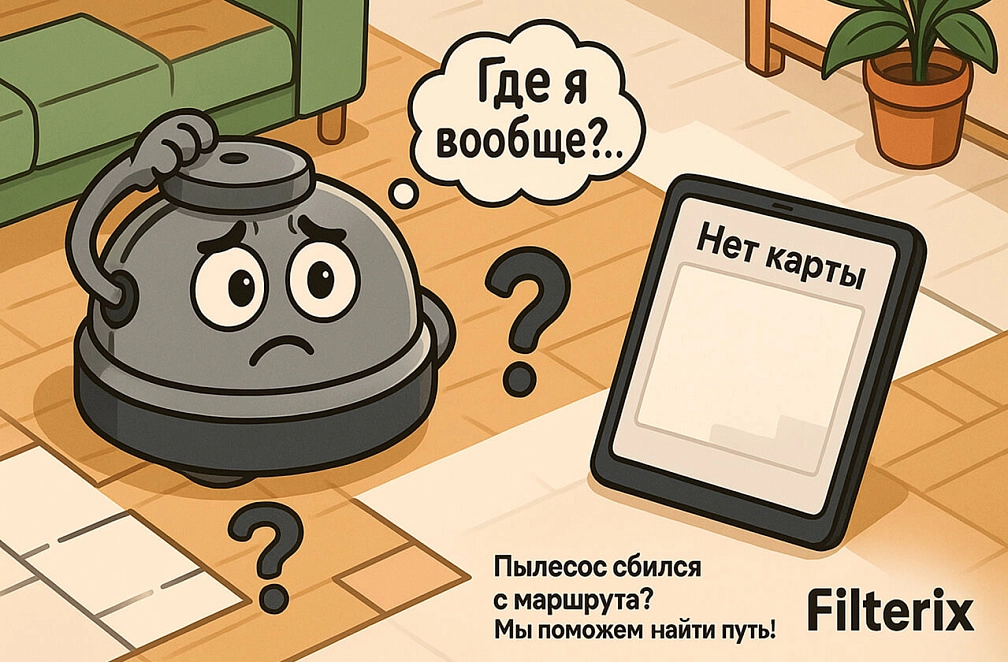 Почему робот-пылесос не строит карту: причины и устранение Почему робот-пылесос не строит карту: причины и устранение