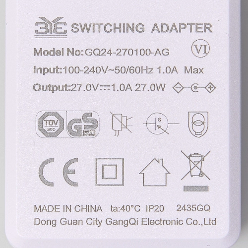 Адаптер питания Deerma VX96W - GQ24-270100-AG, оригинал Адаптер питания Deerma VX96W - GQ24-270100-AG, оригинал