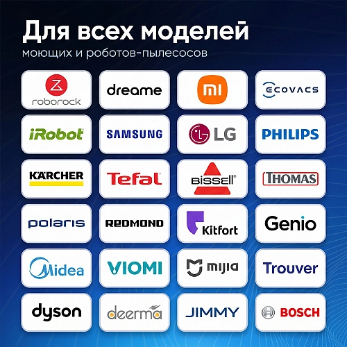 Средство для роботов-пылесосов, Сладкий лимон, 500 мл Средство для роботов-пылесосов и моющих пылесосов, концентрат 1:200, Сладкий лимон, 500мл