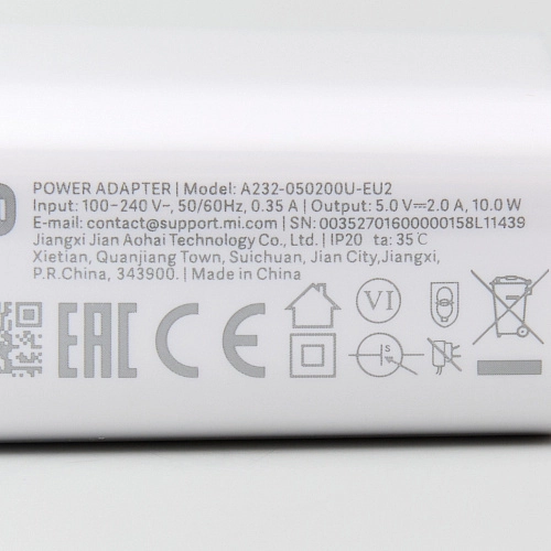 Адаптер питания для Xiaomi P30 - A232-050200U-EU2, оригинал Адаптер питания для Xiaomi P30 - A232-050200U-EU2, оригинал