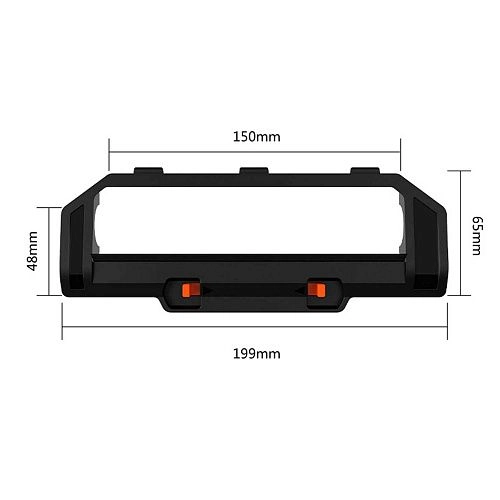 Рамка щетки для Viomi V2 Pro / V3, Mi Mop P и др. — черная Рамка основной щетки для Viomi V2 Pro, V2 Max, V3