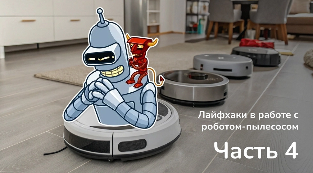 Популярные лайфхаки с робот-пылесосом. Часть 4 Популярные лайфхаки с робот-пылесосом. Часть 4