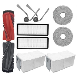Комплект аксессуаров Roborock Qrevo Curv, Qrevo Edge, EdgeC - щетки, мешки, МОП, HEPA фильтры, 10 шт Комплект аксессуаров Roborock Qrevo Curv, Qrevo Edge, EdgeC - щетки, мешки, МОП, HEPA фильтры, 10 шт