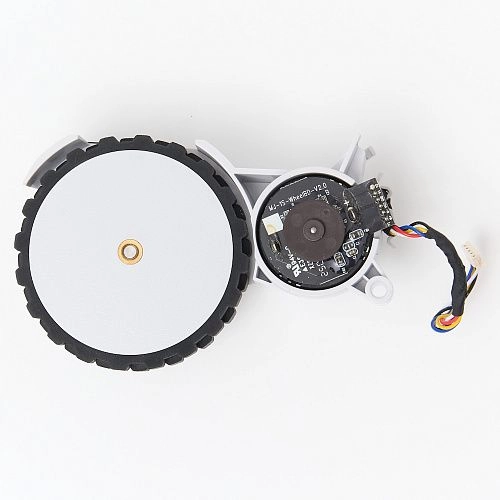 Левое колесо для Roborock Q8 / Q8 Plus - белое, оригинал Левое колесо для Roborock Q8 / Q8 Plus - белое, оригинал