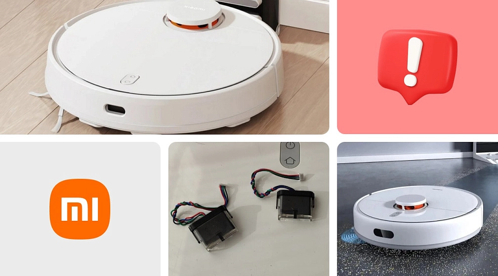 Ошибка датчика столкновения пылесос Xiaomi Ошибка датчика столкновения пылесос Xiaomi