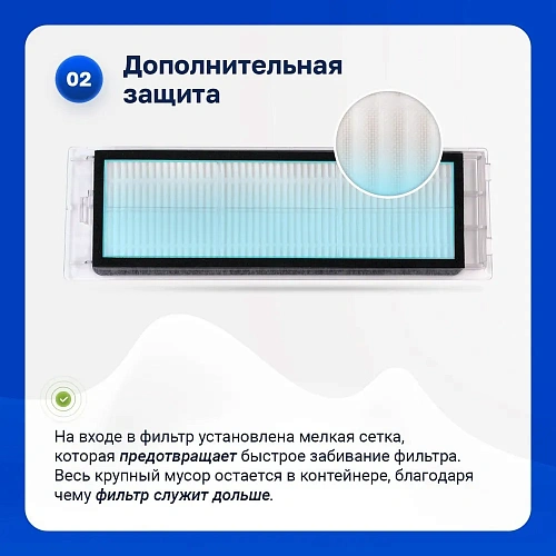 HEPA фильтры для Mijia 1S, Roborock S5 / S6, Xiaowa E2 / E3 / Lite Фильтры Mijia 1S, Roborock S5 S6 E4 E5, Xiaowa E2